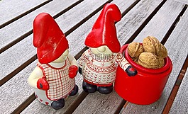 圣誕節(jié)的夫婦wichtel,tomte,瑞典設(shè)計(jì)