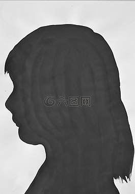繪圖,兒童,陰影