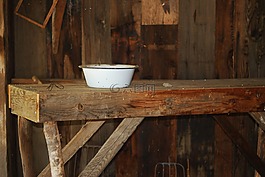 老,简易房,木制的小屋