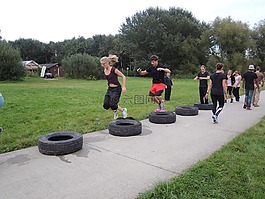 集训,汽车轮胎,crossfit