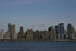 紐約,天際線,摩天大樓