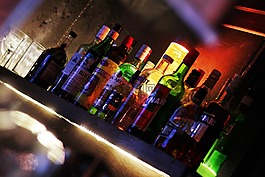 鸡尾酒,喝,瓶