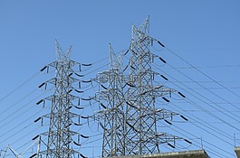 電源線,塔,能源