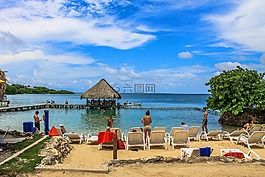lagune酒店,海滩,哥伦比亚