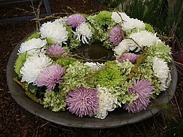 花環(huán),鮮花,安排