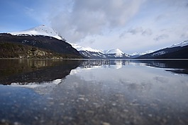 湖,山,冰川