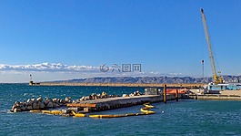 海墙,防波堤,海港