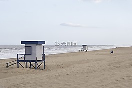 海灘,海,沙