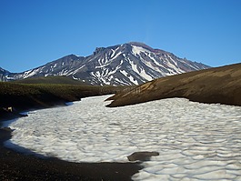 火山,乳頭,山