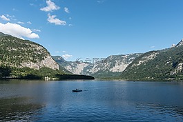 湖,高山,田园
