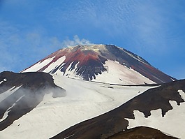 火山,乳頭,山