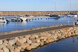 simrishamn,石,船