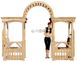 女孩,結(jié)構,木材
