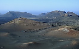 火山景觀,蘭薩羅特島,帝曼法雅