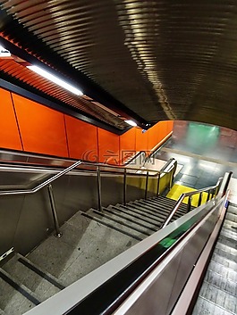 地铁,楼梯,城市