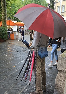 傘,雨,男士