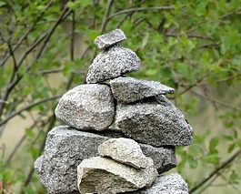 石頭,堆疊,平衡