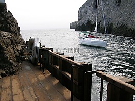 船,海洋,塢站