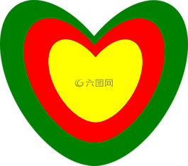 心,颜色,多彩