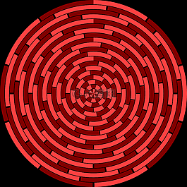 紅色,粉紅色,環(huán)路