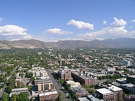 鹽湖城,城市,市中心