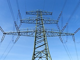 當前,strommast,電源線