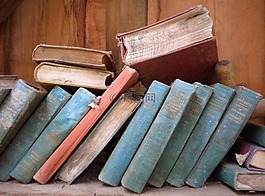 書籍,老,塵土飛揚