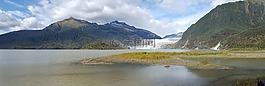 冰川,阿拉斯加州,朱诺