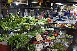 泰國,市場,蔬菜