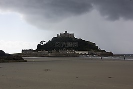 英格蘭,圣米歇爾山,城堡