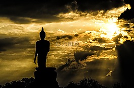 側(cè)影,太陽(yáng),日落
