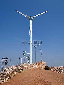 风,涡轮,nargund 山