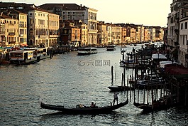 威尼斯,運河,夏