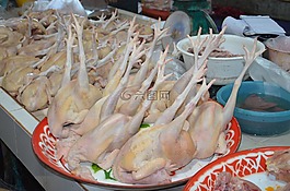 雞,市場(chǎng),墊