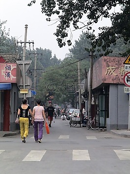 中国,街头生活,妇女