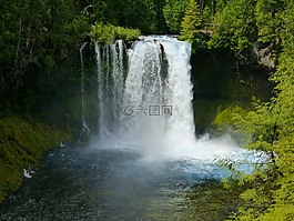 koosah 瀑布,大瀑布,級(jí)聯(lián)