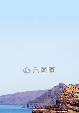 海,希臘,巖石