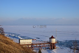 贝加尔湖,湖,景观
