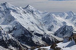 山區(qū),景觀,雪