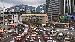 香港,街景,中環