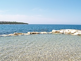 海灘,海,lazur