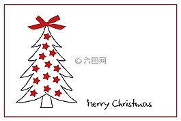 圣誕賀卡,圣誕,地圖