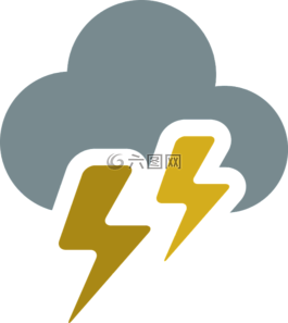 云,雷聲,電