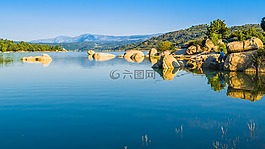 沼泽岸边,水,阿维拉