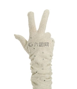 手套,埃爾,手指