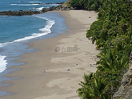 海灘,沙,海