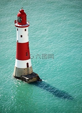 燈塔,海,水