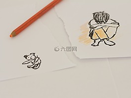 繪圖,街頭粉筆,素描