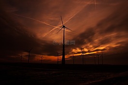 太陽,景觀,風電