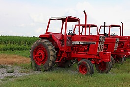 拖拉機,車輛,原野